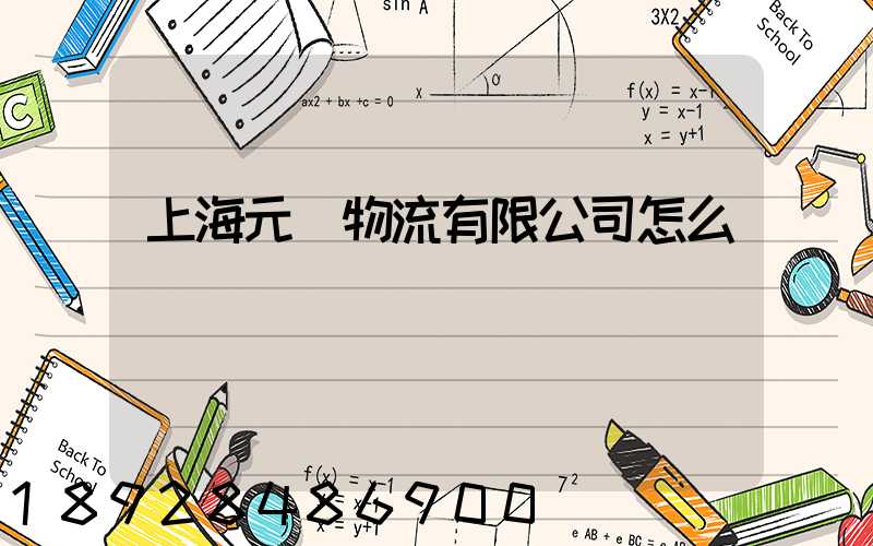 上海元澤物流有限公司怎么樣