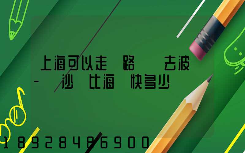 上海可以走鐵路運輸去波蘭-華沙嗎比海運快多少時間