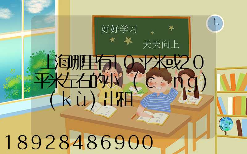 上海哪里有10平米或20平米左右的小倉(cāng)庫(kù)出租