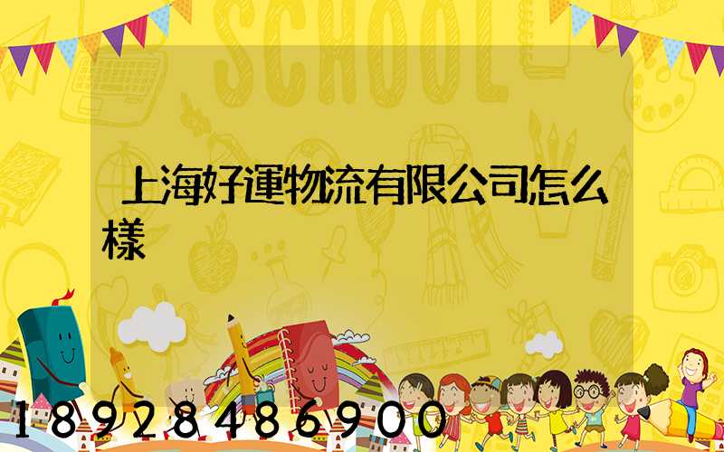 上海好運物流有限公司怎么樣