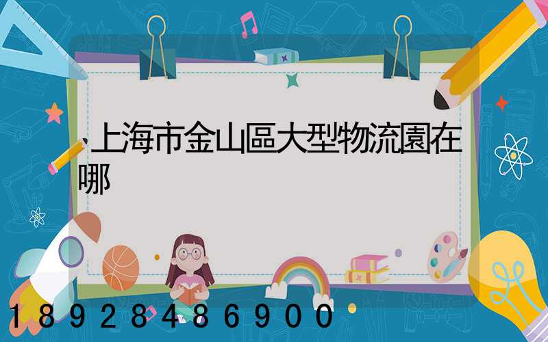 上海市金山區大型物流園在哪