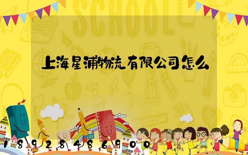 上海星浦物流有限公司怎么樣