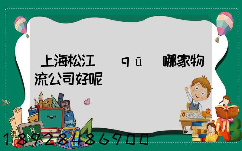 上海松江區(qū)哪家物流公司好呢