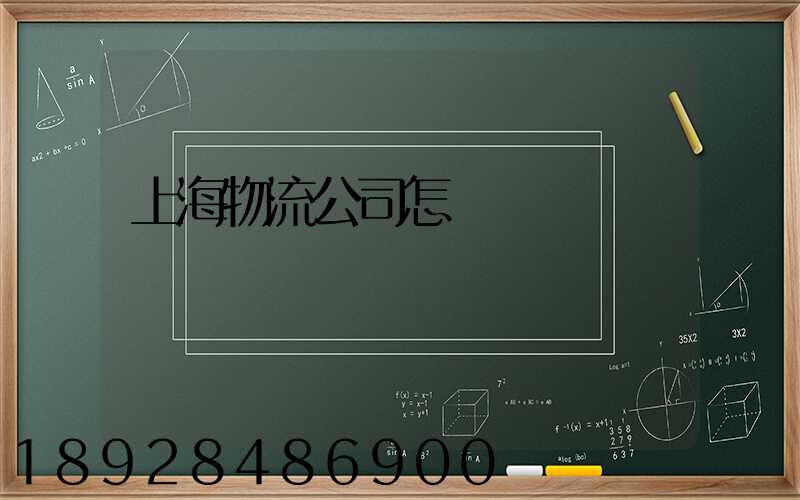 上海物流公司怎樣