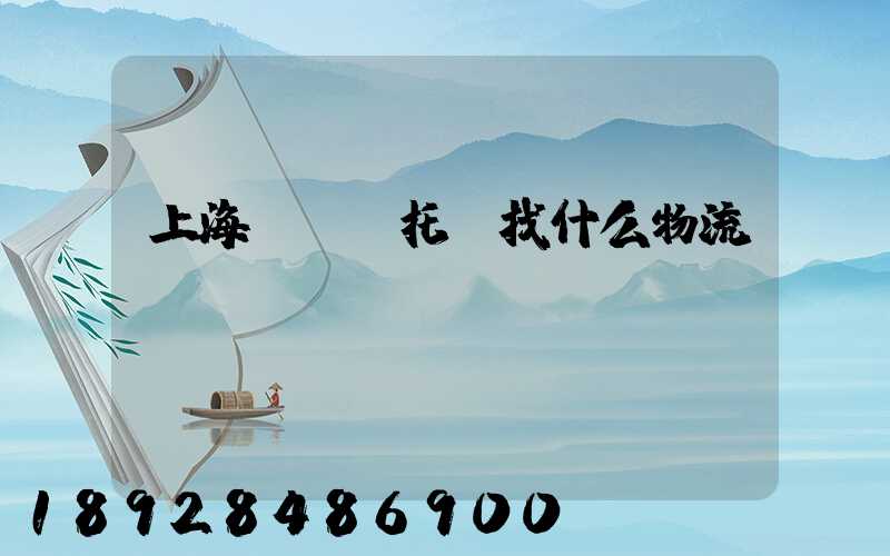 上海電動車托運找什么物流