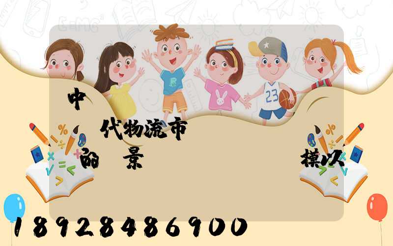 中國(guó)現(xiàn)代物流市場(chǎng)的前景、規(guī)模以及成就。