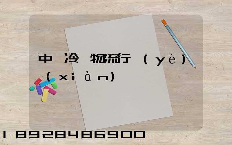 中國冷鏈物流行業(yè)現(xiàn)狀