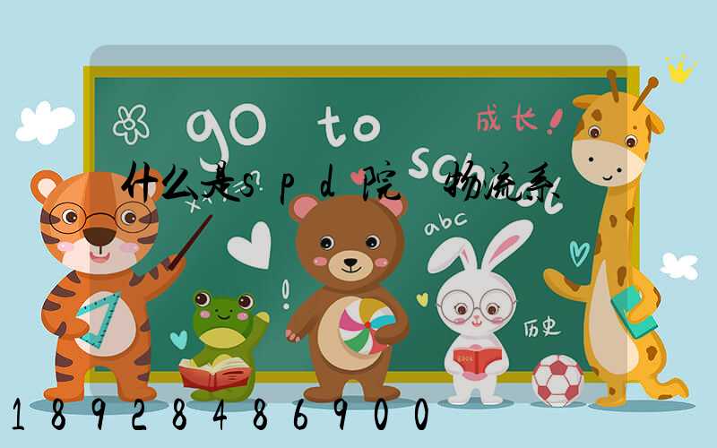 什么是spd院內物流系統