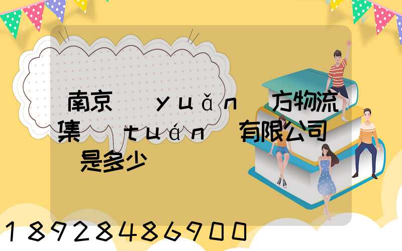 南京遠(yuǎn)方物流集團(tuán)有限公司電話是多少