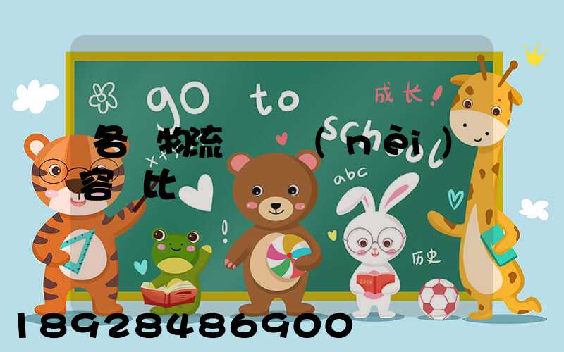 各種物流運輸內(nèi)容對比