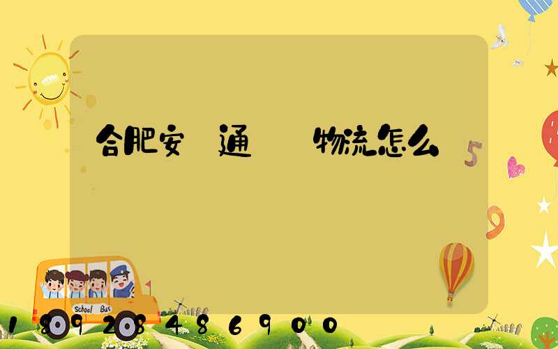 合肥安順通國際物流怎么樣