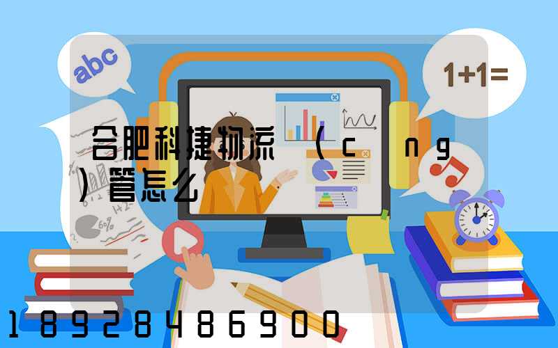 合肥科捷物流倉(cāng)管怎么樣