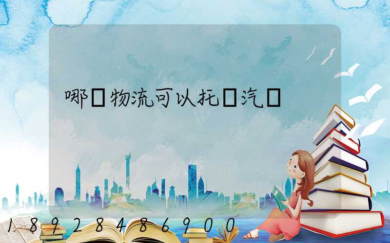 哪個物流可以托運汽車