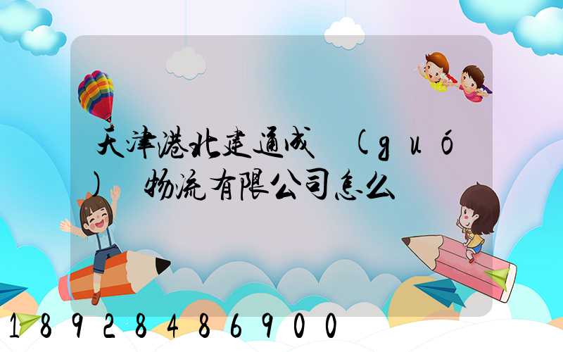 天津港北建通成國(guó)際物流有限公司怎么樣