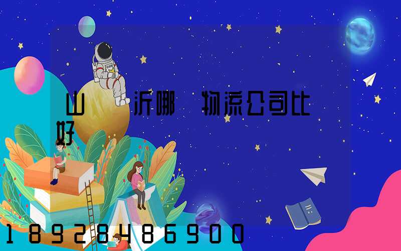 山東臨沂哪個物流公司比較好