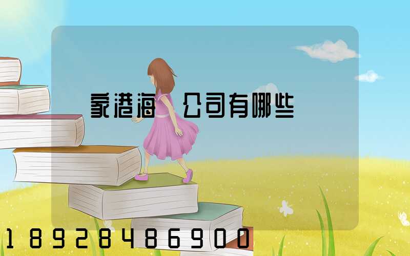 張家港海運公司有哪些