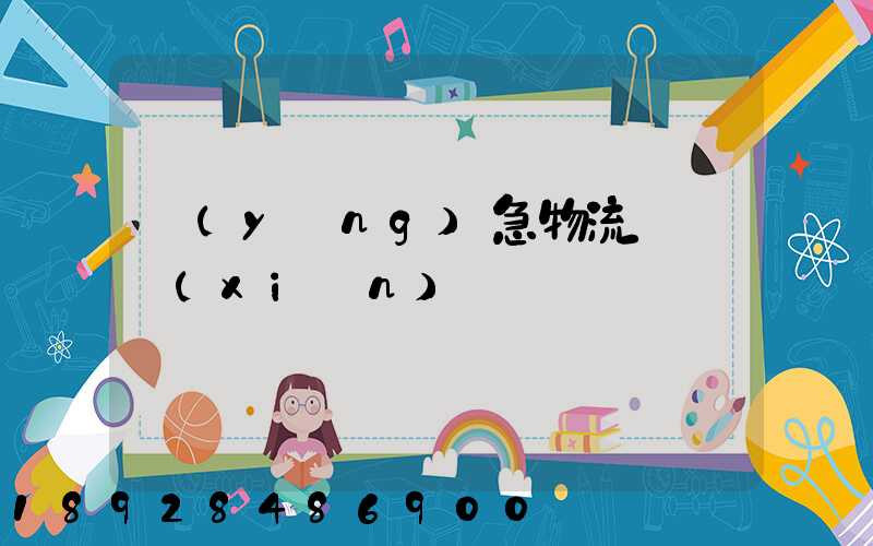 應(yīng)急物流運輸現(xiàn)狀