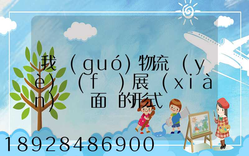 我國(guó)物流業(yè)發(fā)展現(xiàn)狀與面臨的形式