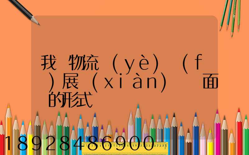 我國物流業(yè)發(fā)展現(xiàn)狀與面臨的形式