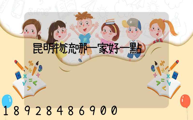 昆明物流哪一家好一點