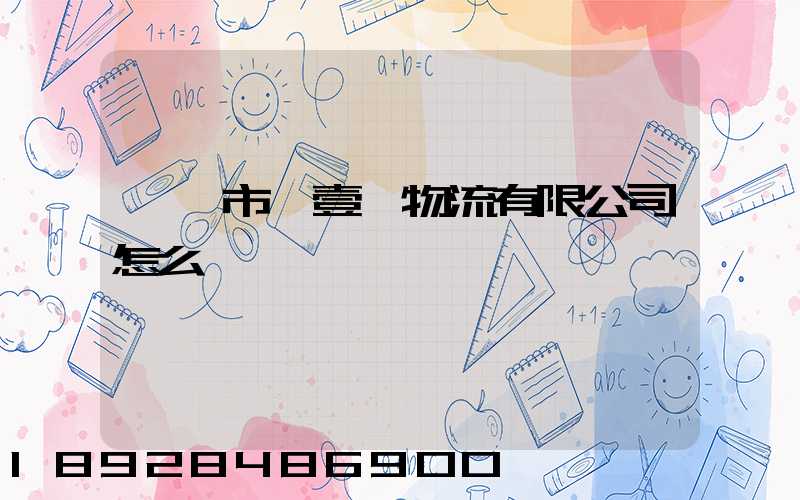 東莞市來壹來物流有限公司怎么樣