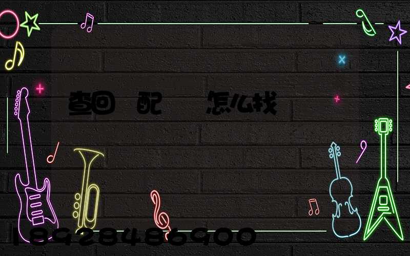 查回頭配貨車怎么找