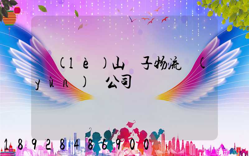 樂(lè)山電子物流運(yùn)輸公司