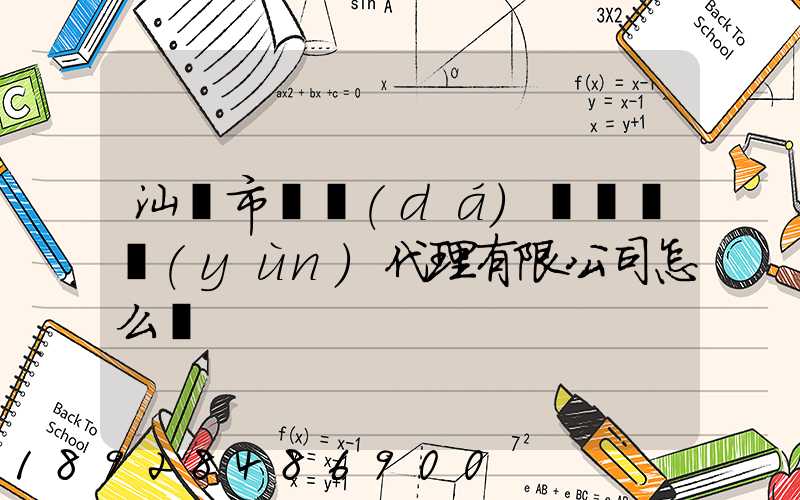 汕頭市龍達(dá)國際貨運(yùn)代理有限公司怎么樣