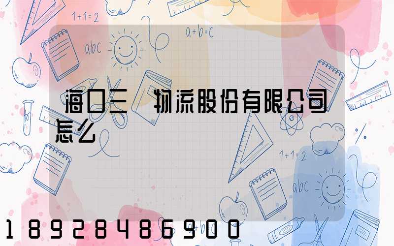 海口三順物流股份有限公司怎么樣