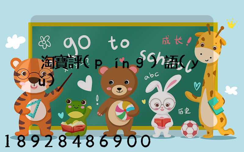 淘寶評(píng)語(yǔ)