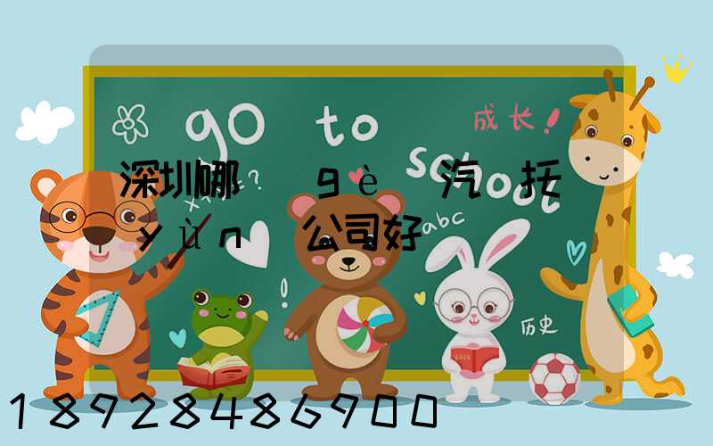 深圳哪個(gè)汽車托運(yùn)公司好