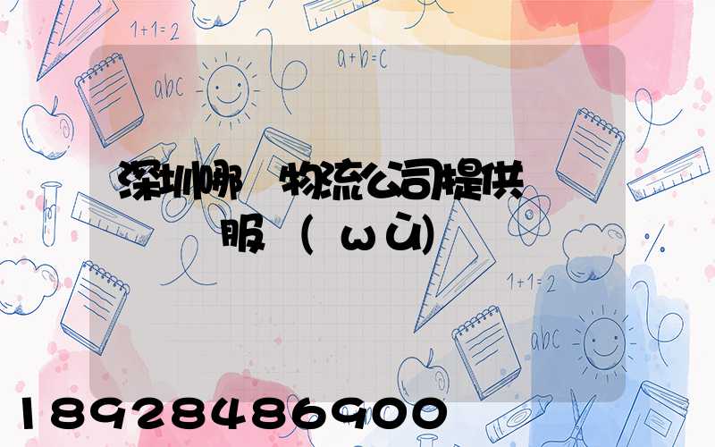 深圳哪個物流公司提供氣墊車運輸服務(wù)