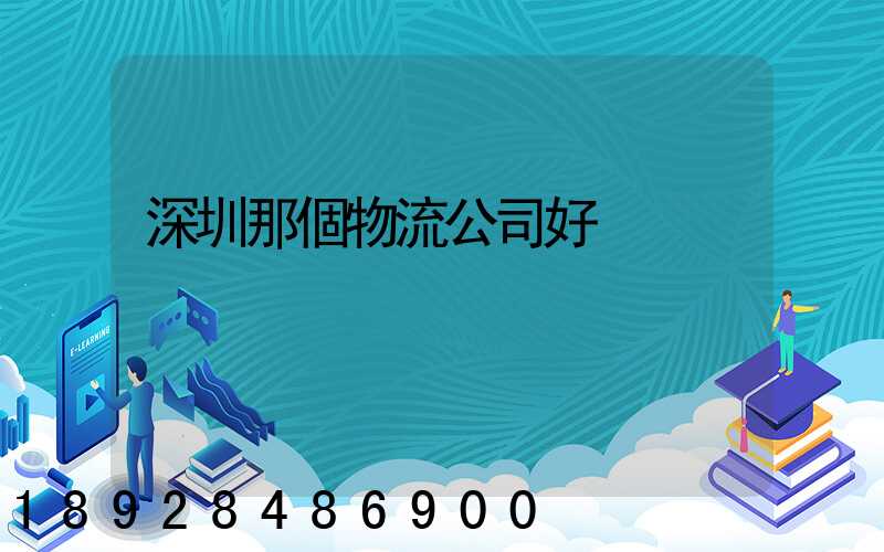 深圳那個物流公司好