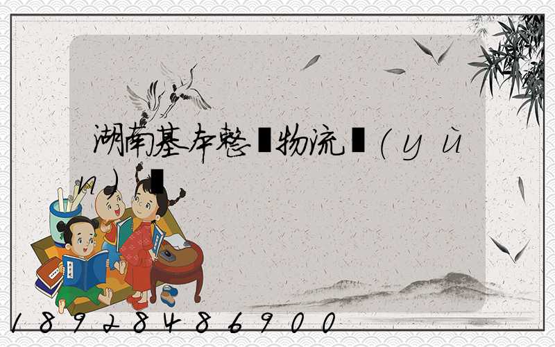 湖南基本整車物流運(yùn)輸