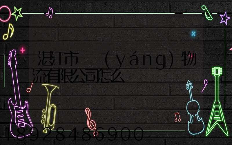 湛江市億陽(yáng)物流有限公司怎么樣