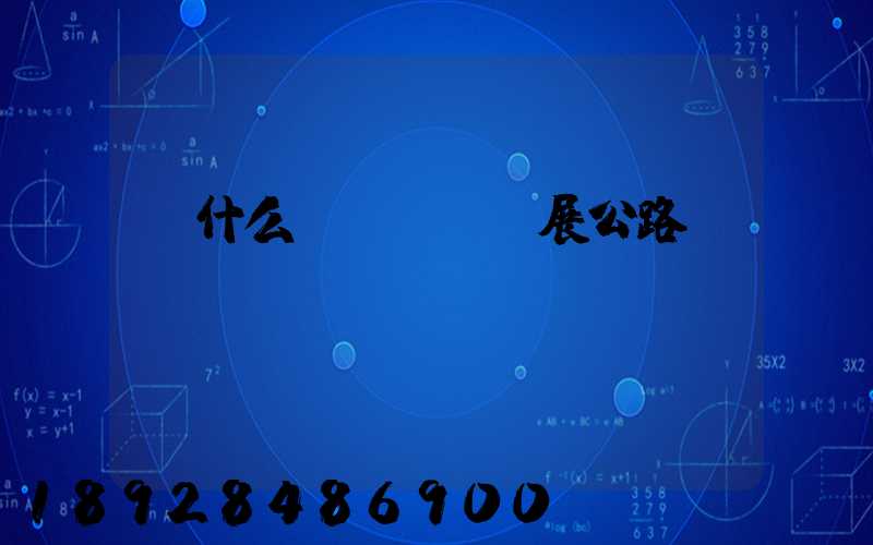 為什么發(fā)展公路運輸