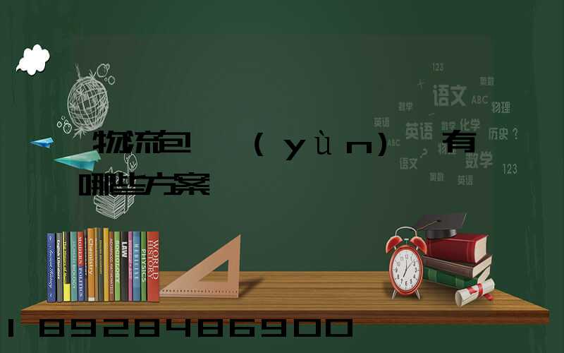 物流包車運(yùn)輸有哪些方案