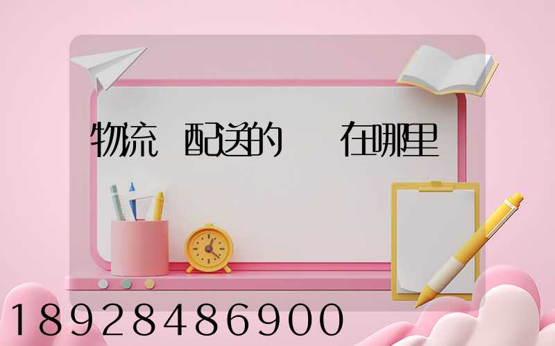 物流與配送的區別在哪里