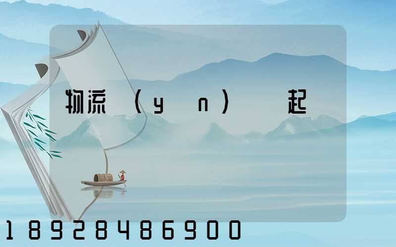物流運(yùn)輸興起