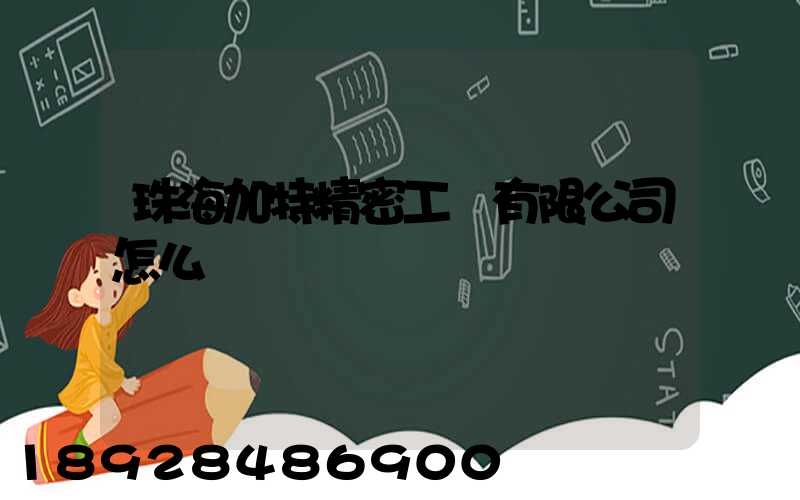 珠海加特精密工業有限公司怎么樣