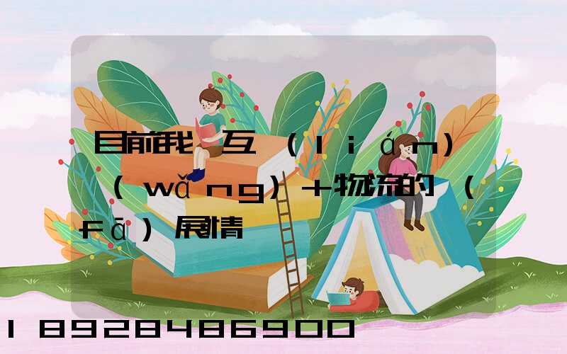 目前我國互聯(lián)網(wǎng)+物流的發(fā)展情況