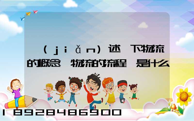 簡(jiǎn)述一下物流的概念,物流的流程圖是什么