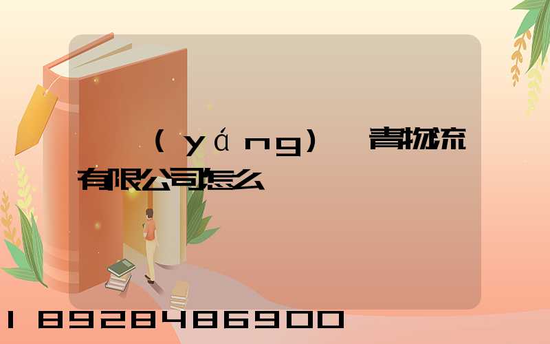 綿陽(yáng)華青物流有限公司怎么樣