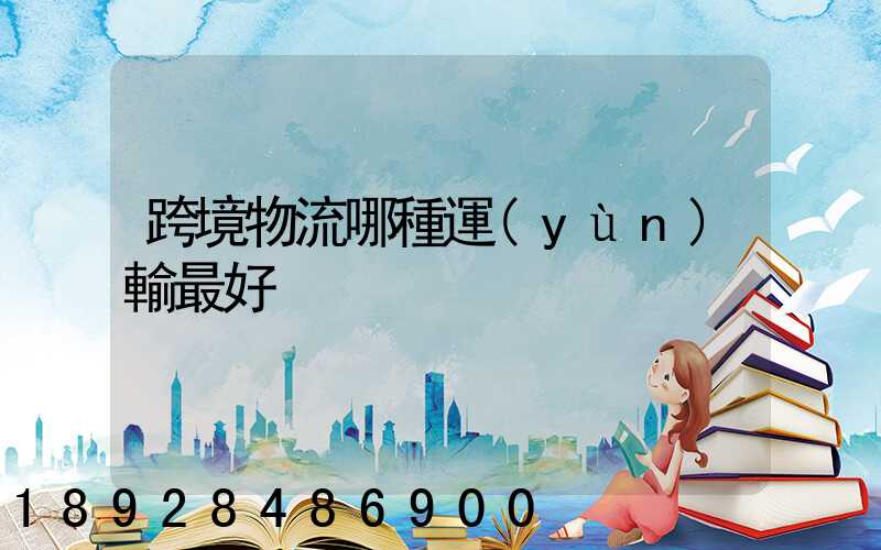 跨境物流哪種運(yùn)輸最好