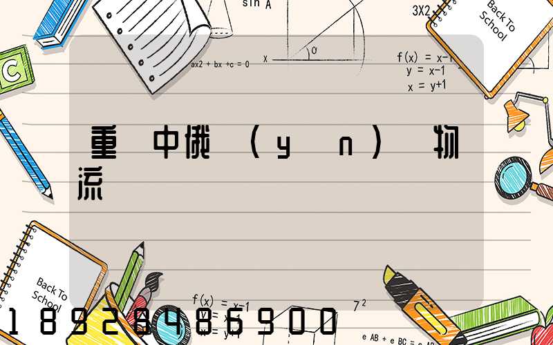 重慶中俄運(yùn)輸物流庫