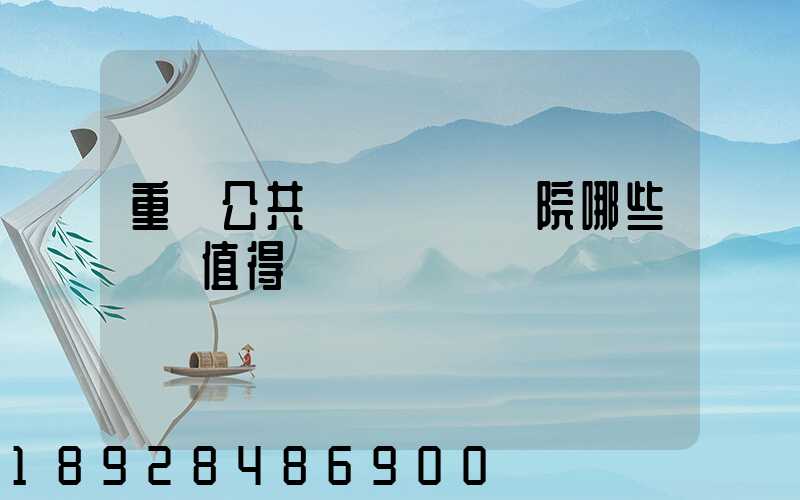 重慶公共運輸職業學院哪些專業值得報