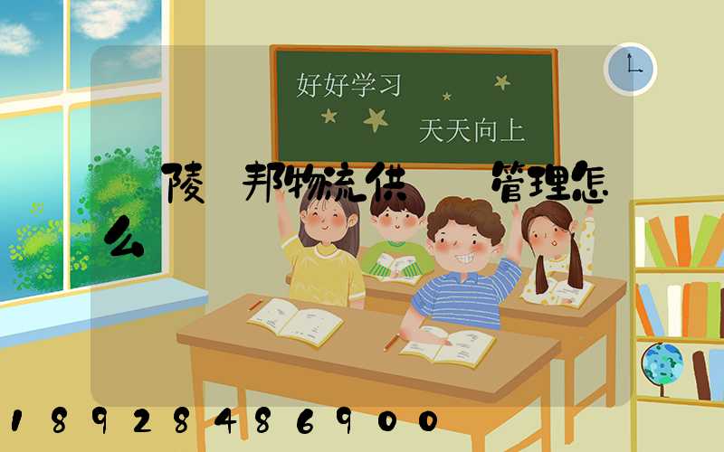 銅陵漢邦物流供應鏈管理怎么樣