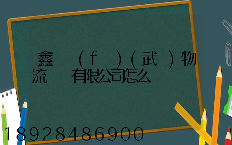 鑫運發(fā)(武漢)物流運輸有限公司怎么樣