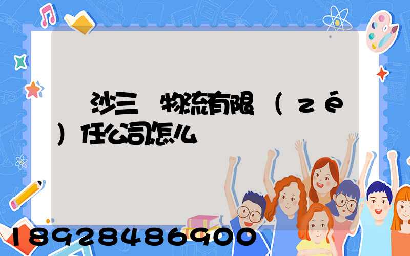 長沙三順物流有限責(zé)任公司怎么樣