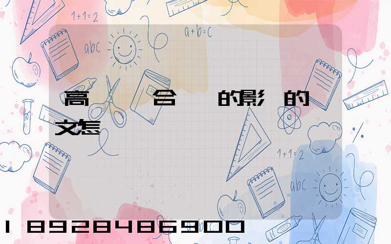 高鐵對綜合運輸的影響的論文怎樣寫